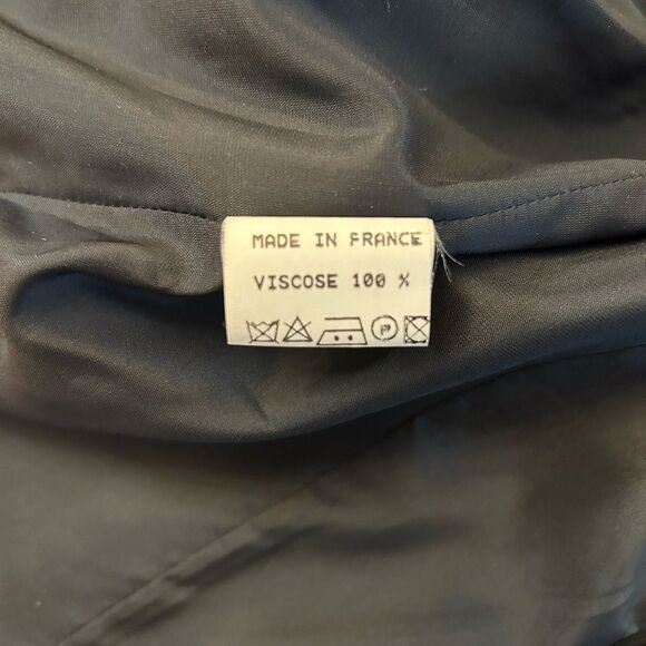 Didier Ludot Black Sleeveless Cocktail Dress Made in France – Size 40 - Picture 8 of 12